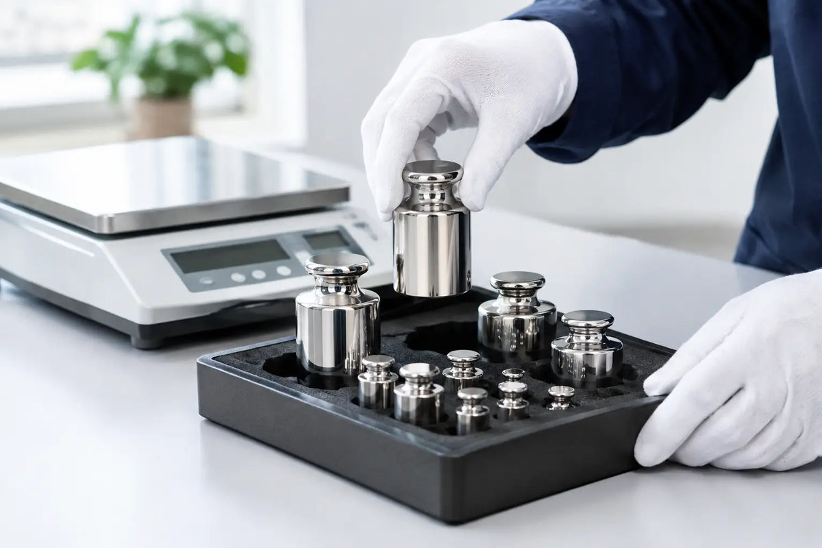 Choosing Test Weights for Reliable Scale Checks